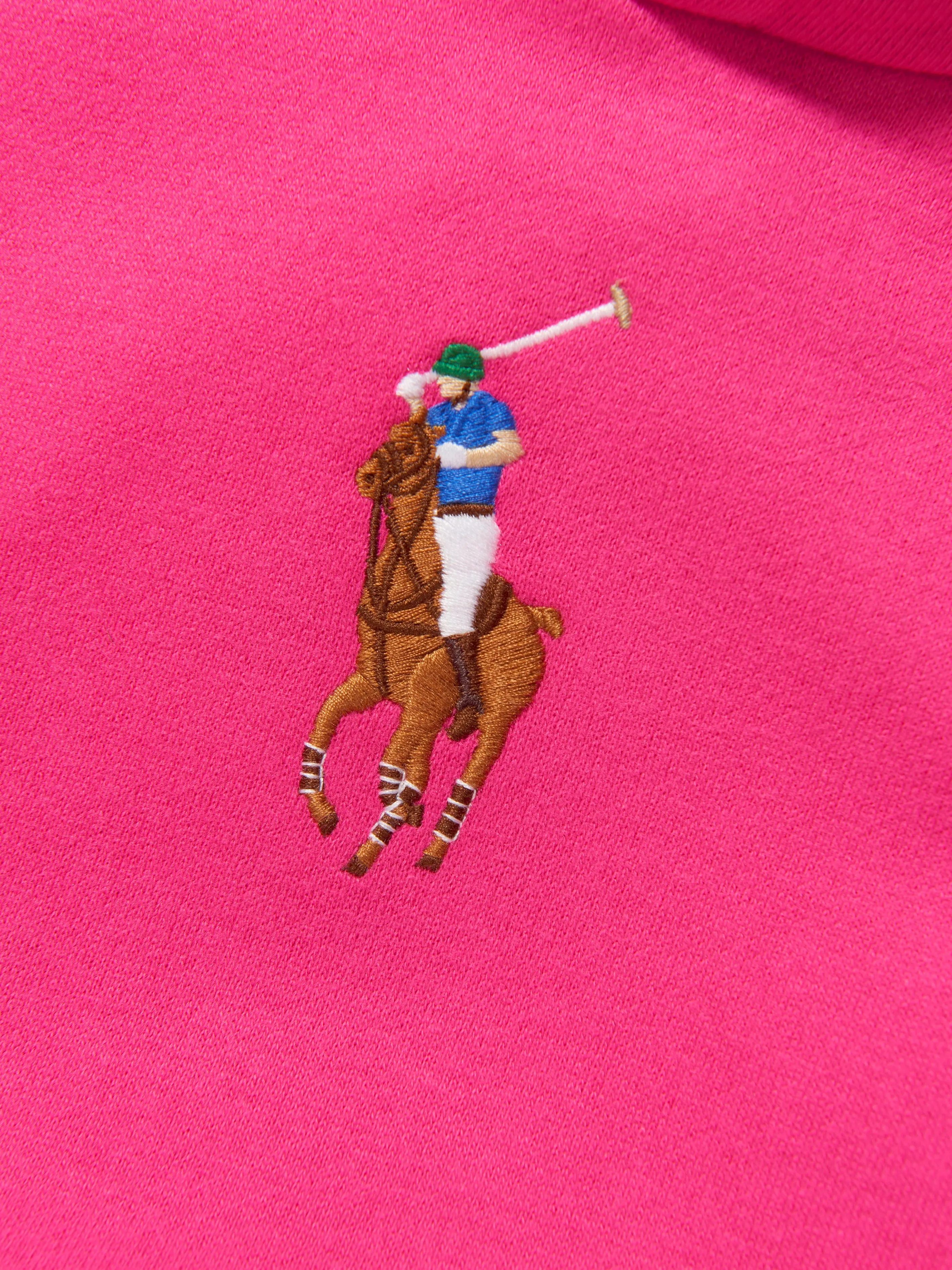 Ralph Lauren Girls Logo Hoodie in Pink