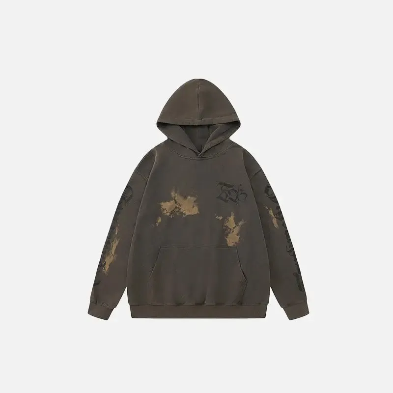 Retro Unfaithful Y2K Printed Hoodie for Stylish Comfort