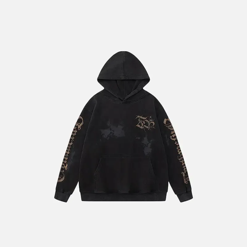 Retro Unfaithful Y2K Printed Hoodie for Stylish Comfort