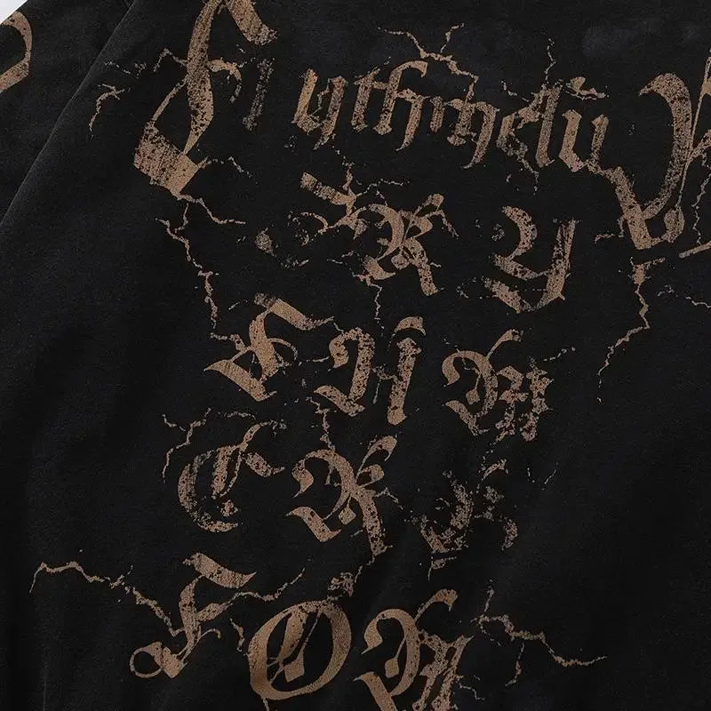 Retro Unfaithful Y2K Printed Hoodie for Stylish Comfort