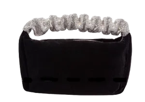 Rhinestone & Velvet Clutch