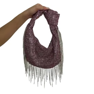 Rhinestone Tassel Handbag