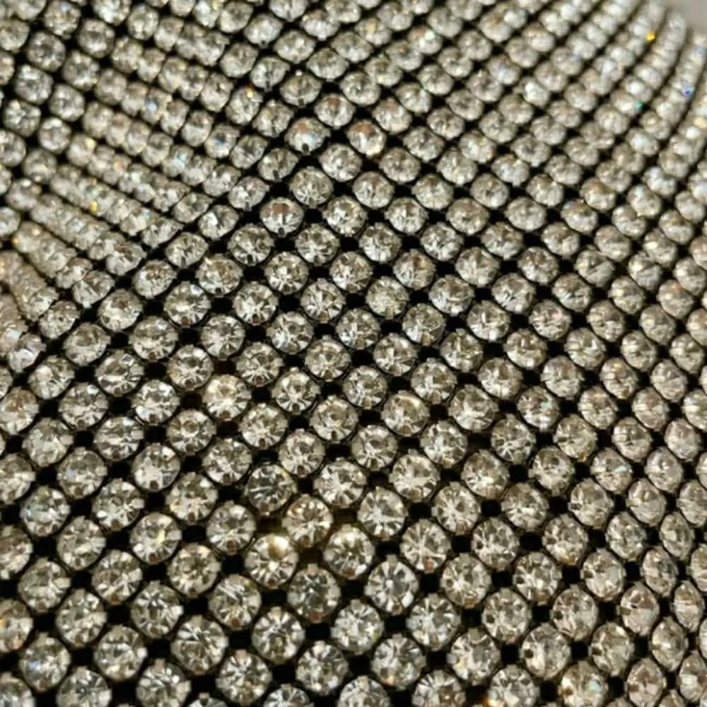 Rhinestone Tassel Handbag
