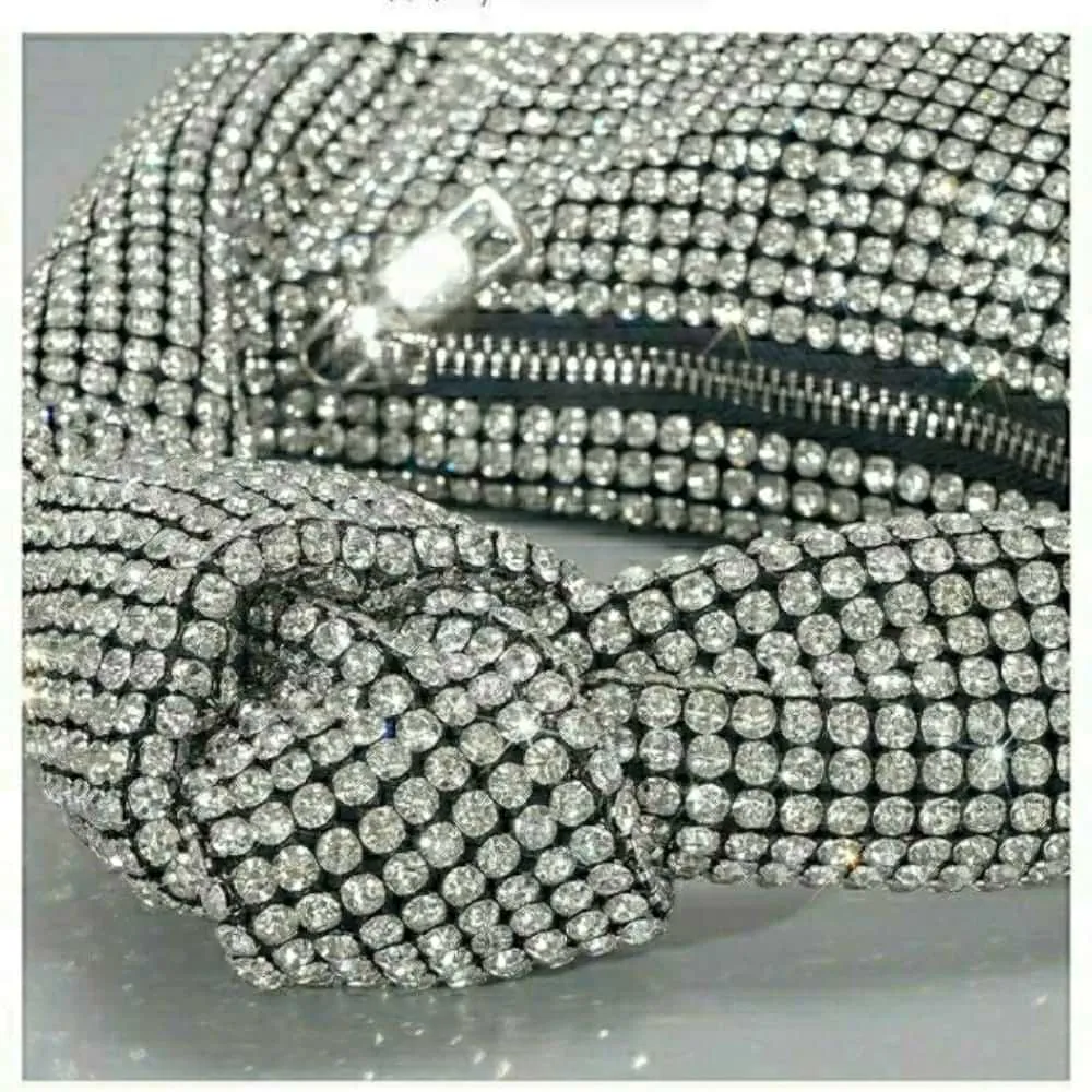 Rhinestone Tassel Handbag