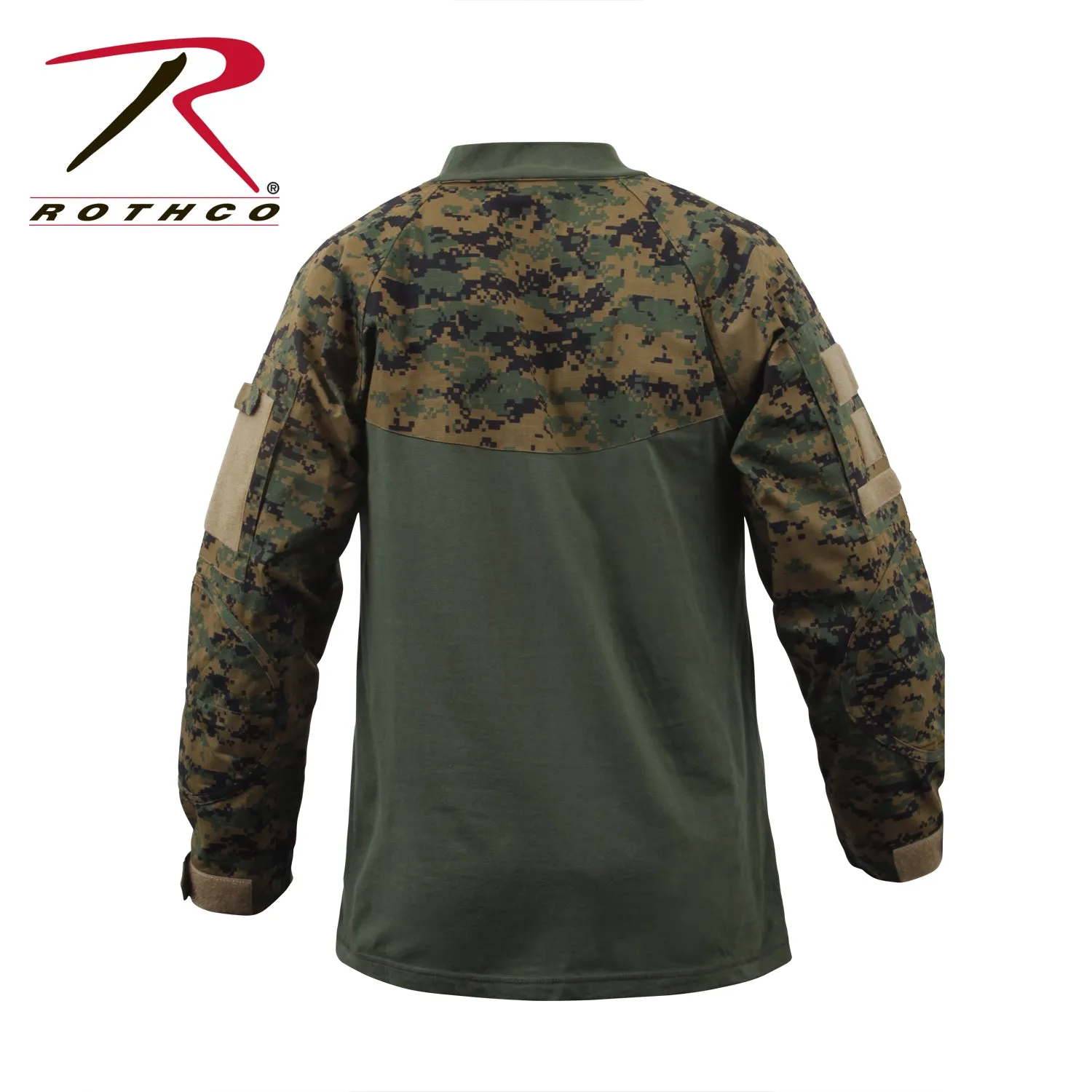 Rothco Military NYCO FR Fire Retardant Combat Shirt - Woodland Digi