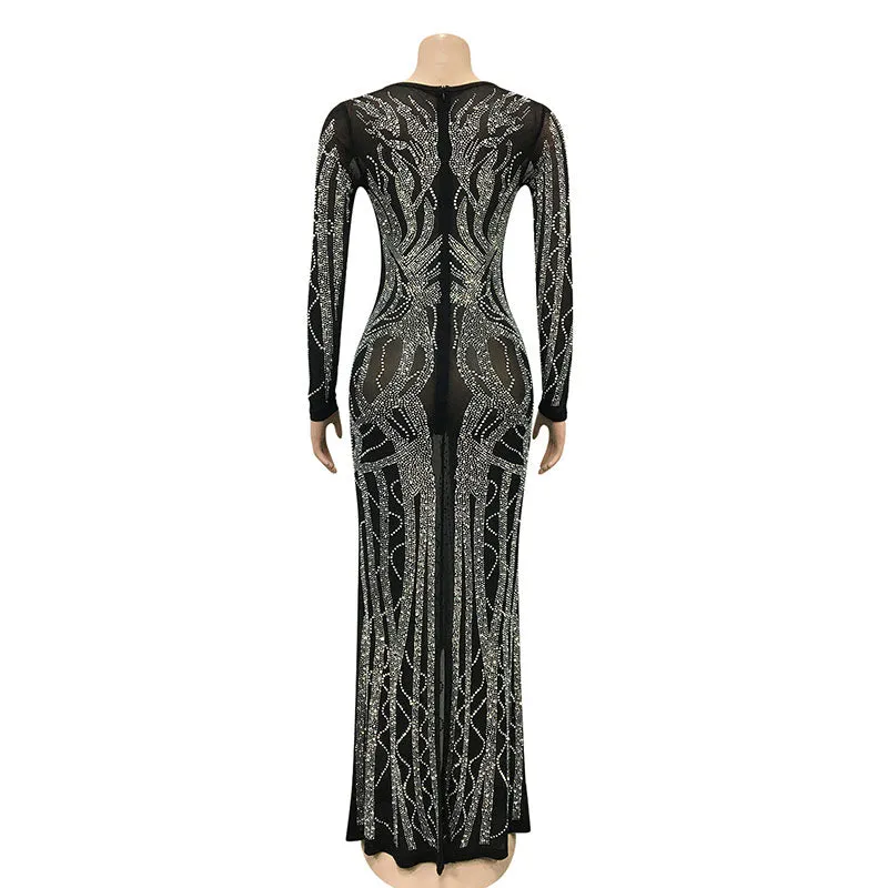 Sequin Maxi Dress