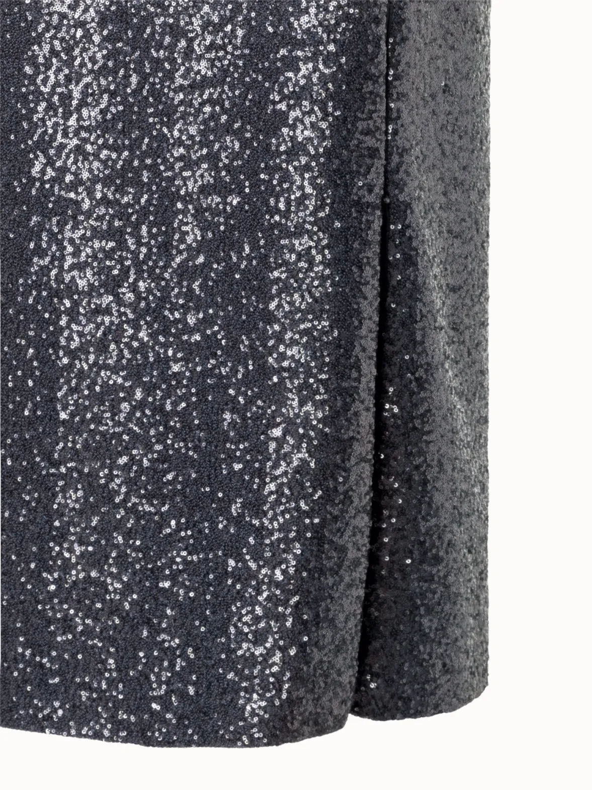 Sequined Sheath Dress with Open Back