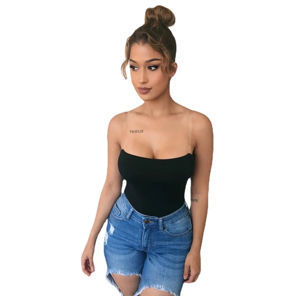 Sexy Slim-Fit Transparent Small Sling
