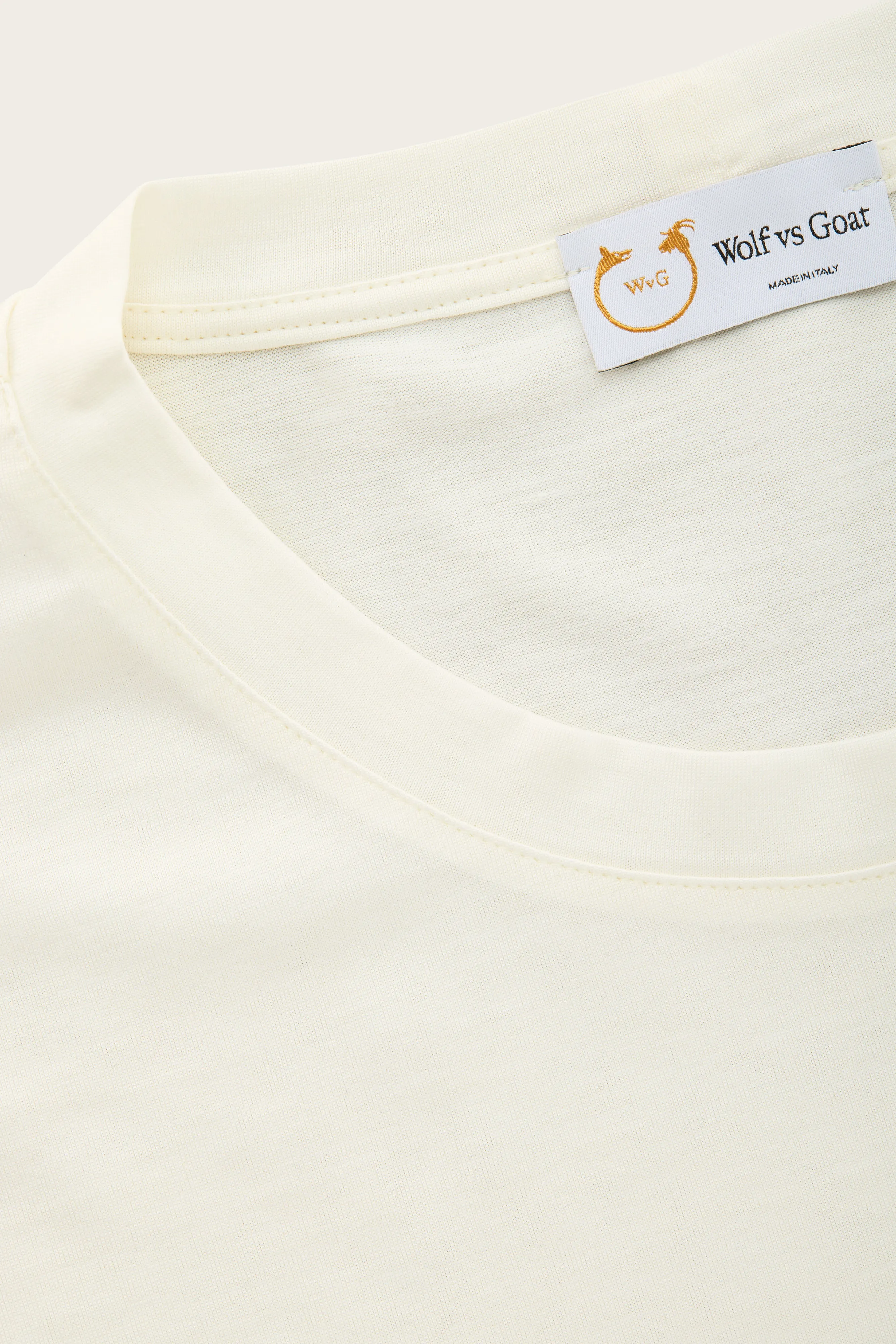 Silk Cotton Long Sleeve Crew Neck T-Shirt White