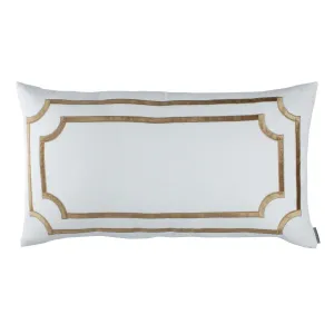 SoHo King Pillow with Straw Velvet Trim
