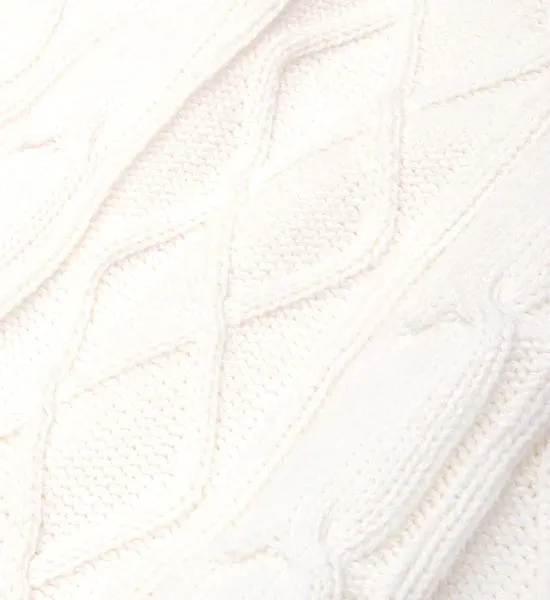 SRC Cableknit Polo - Off White