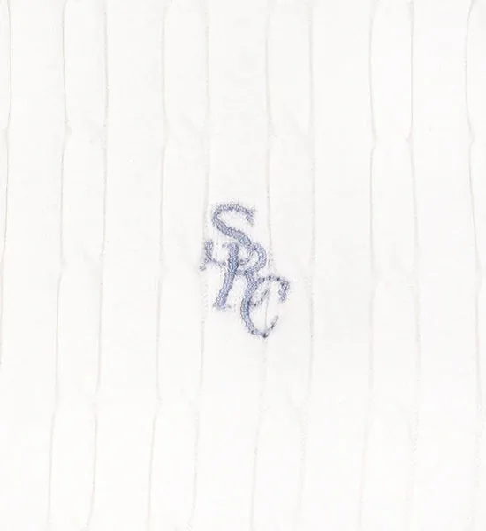 SRC Cableknit Polo - Off White