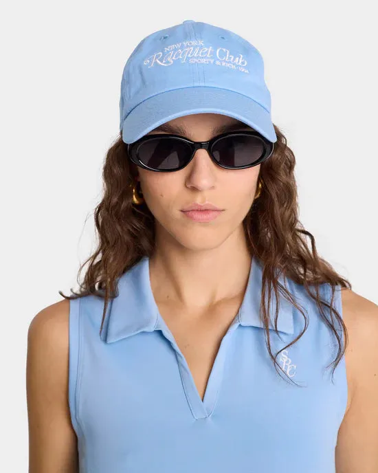 SRC Sports Polo Vest Sky Blue/White