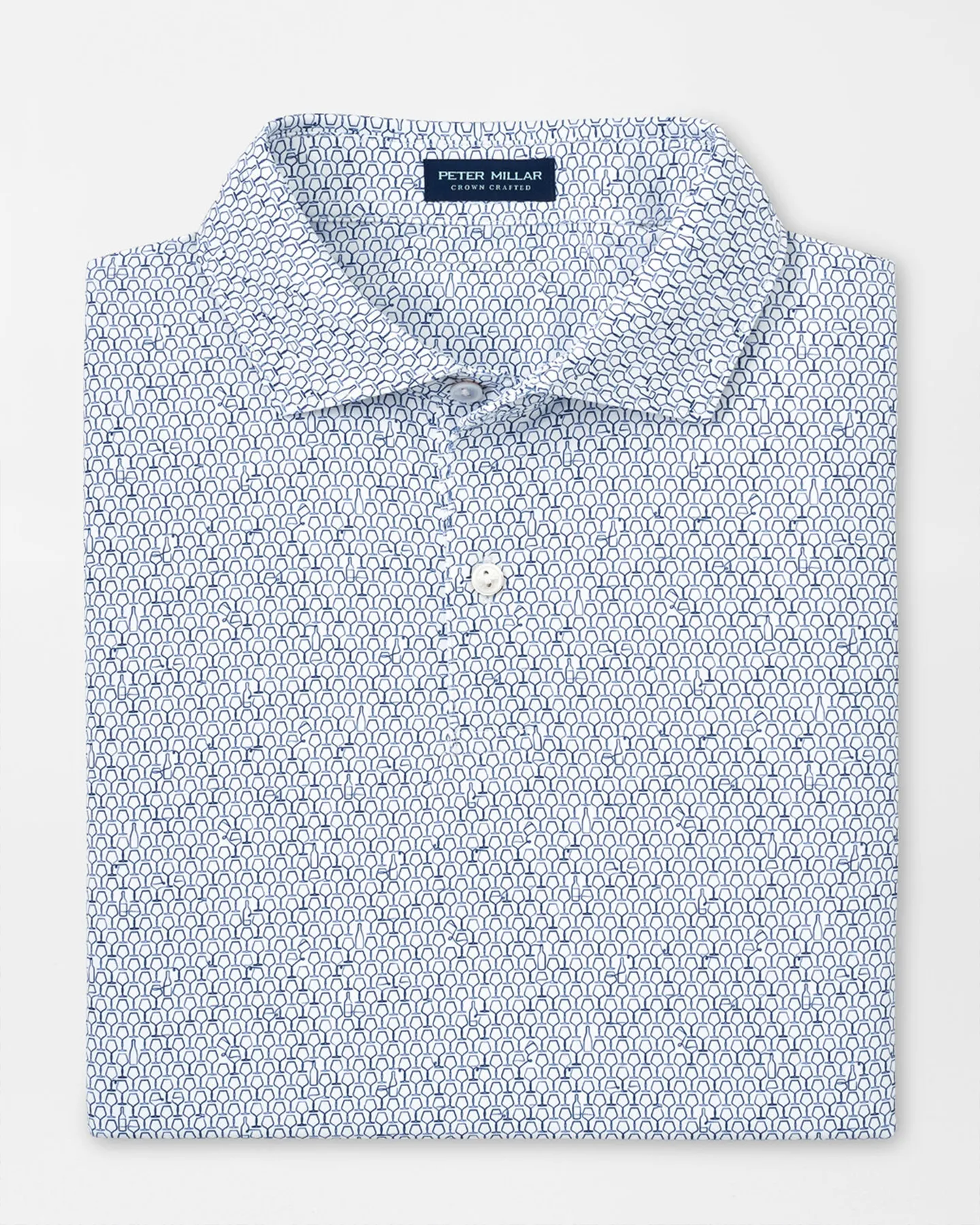 STACCATO PERFORMANCE JERSEY POLO - WHITE