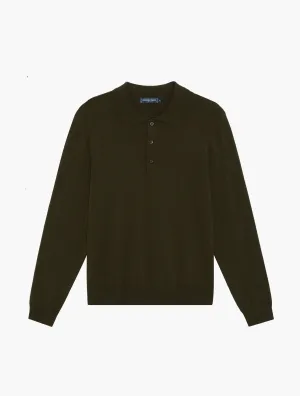 TEO COTTON-CASHMERE POLO