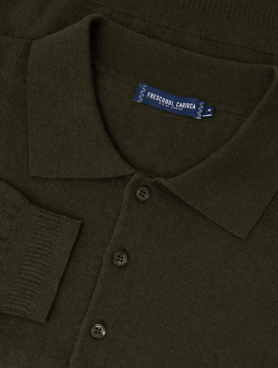 TEO COTTON-CASHMERE POLO