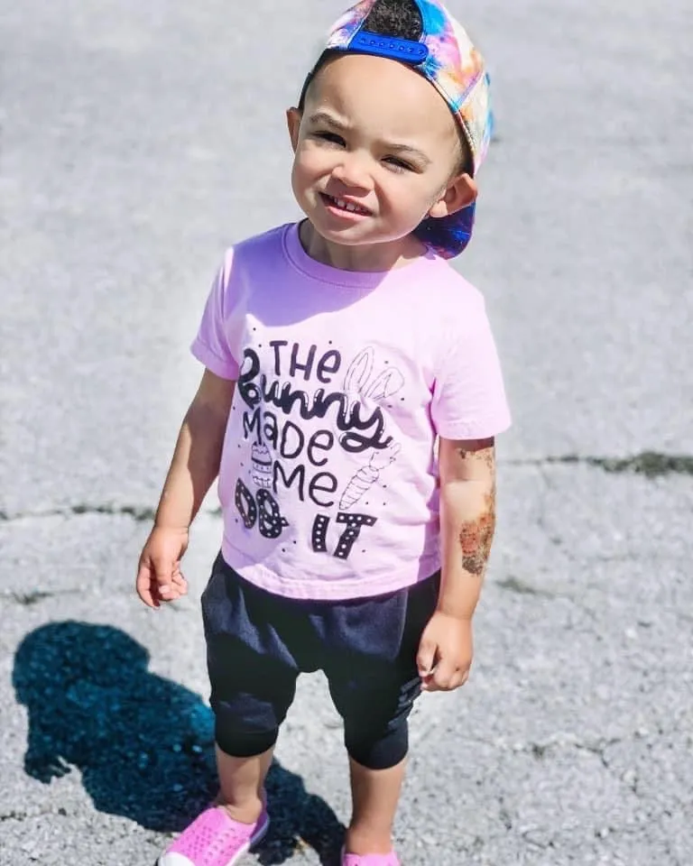 The Bunny Made me do it Kids Tee