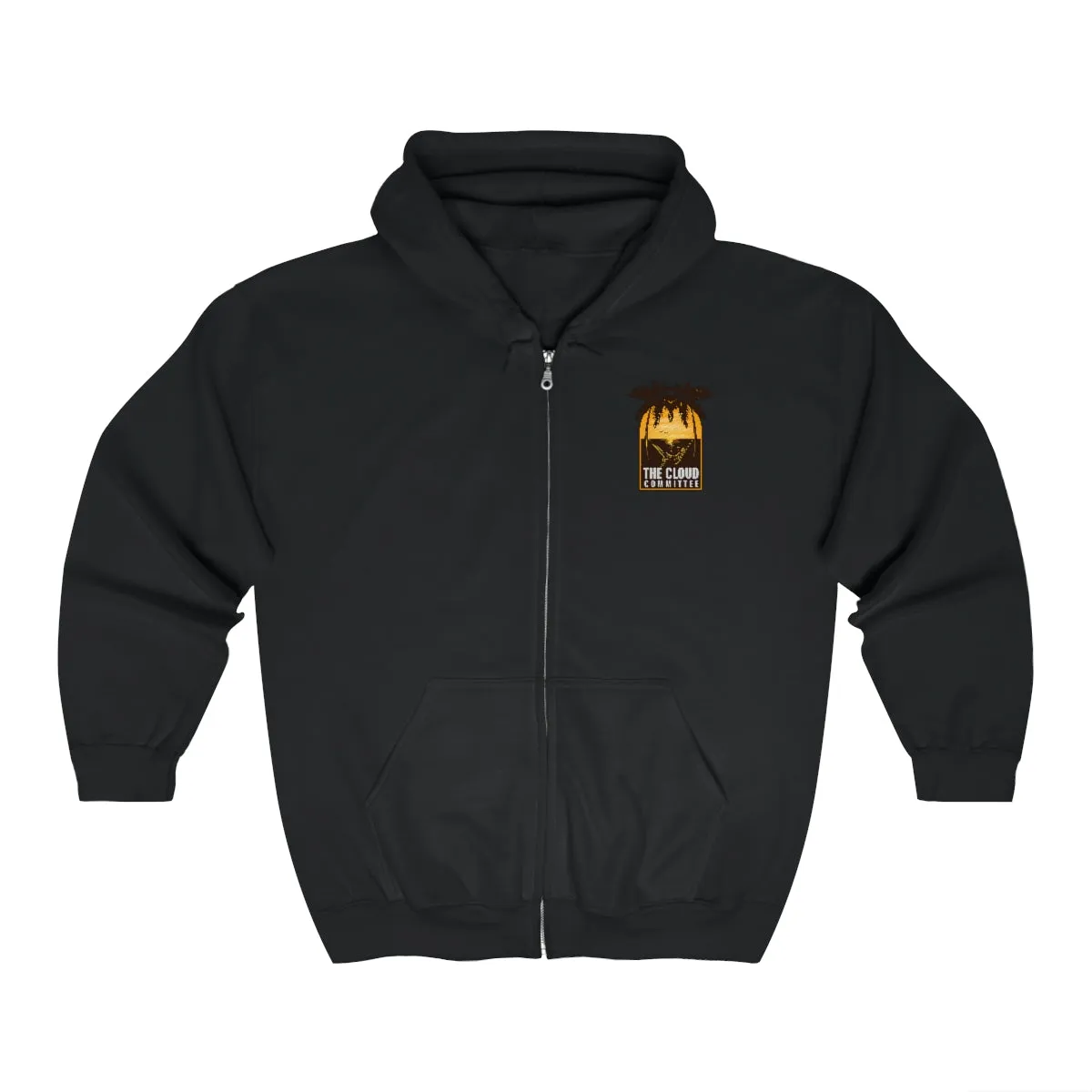 The Cloud Committee - Embroidered Zip Up Hoodie