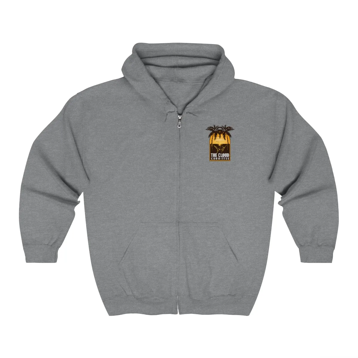 The Cloud Committee - Embroidered Zip Up Hoodie