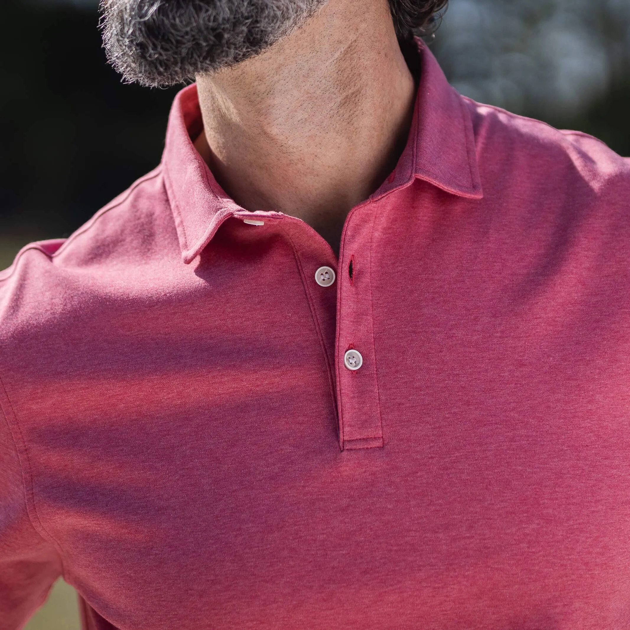 The Red Heather Arlon Knit Custom Polo