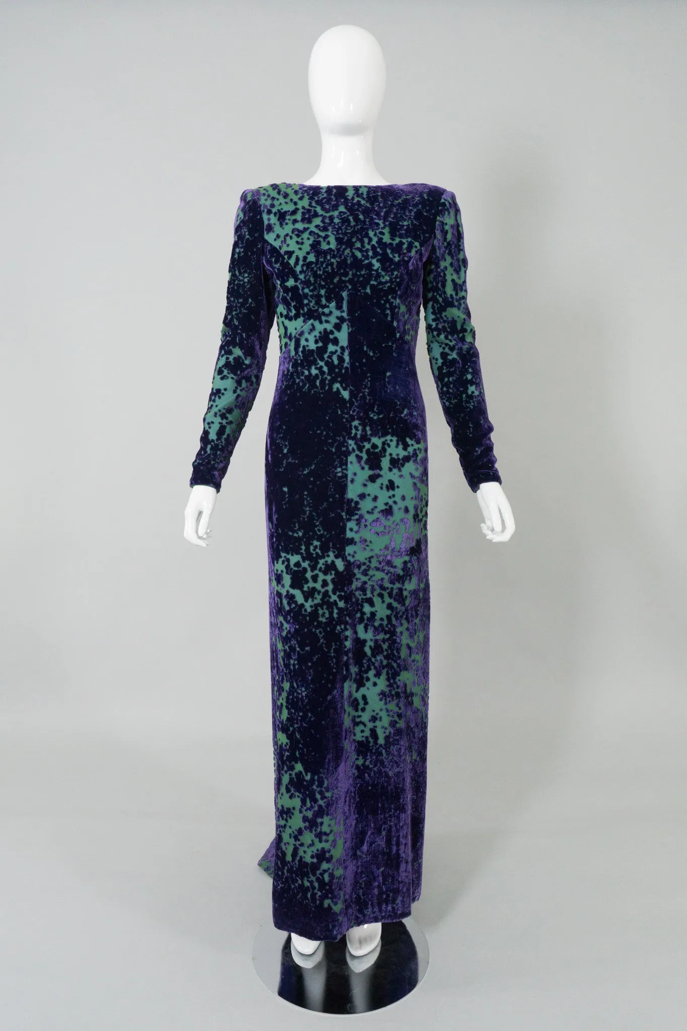 Velvet Burnout Gown
