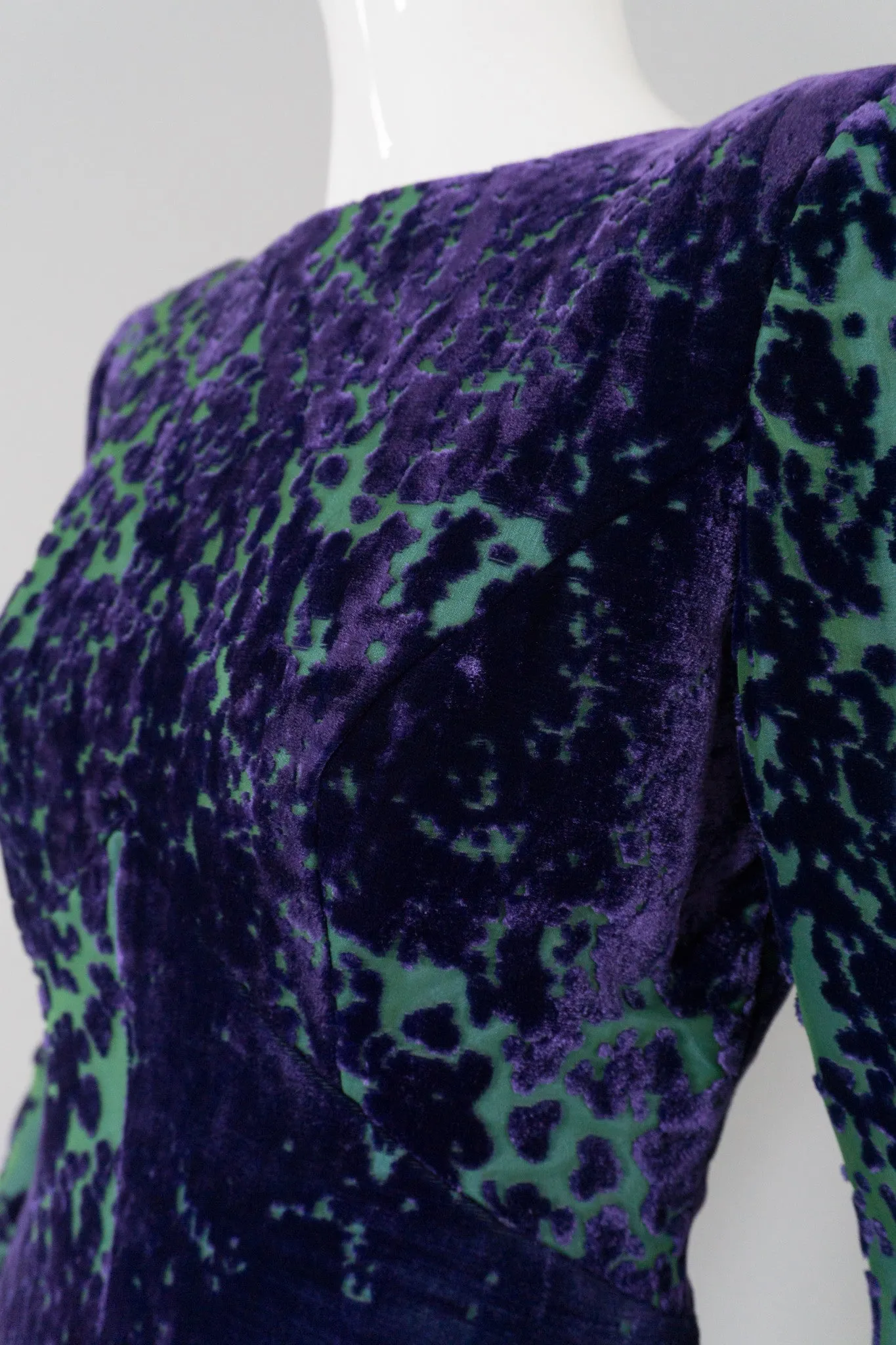 Velvet Burnout Gown