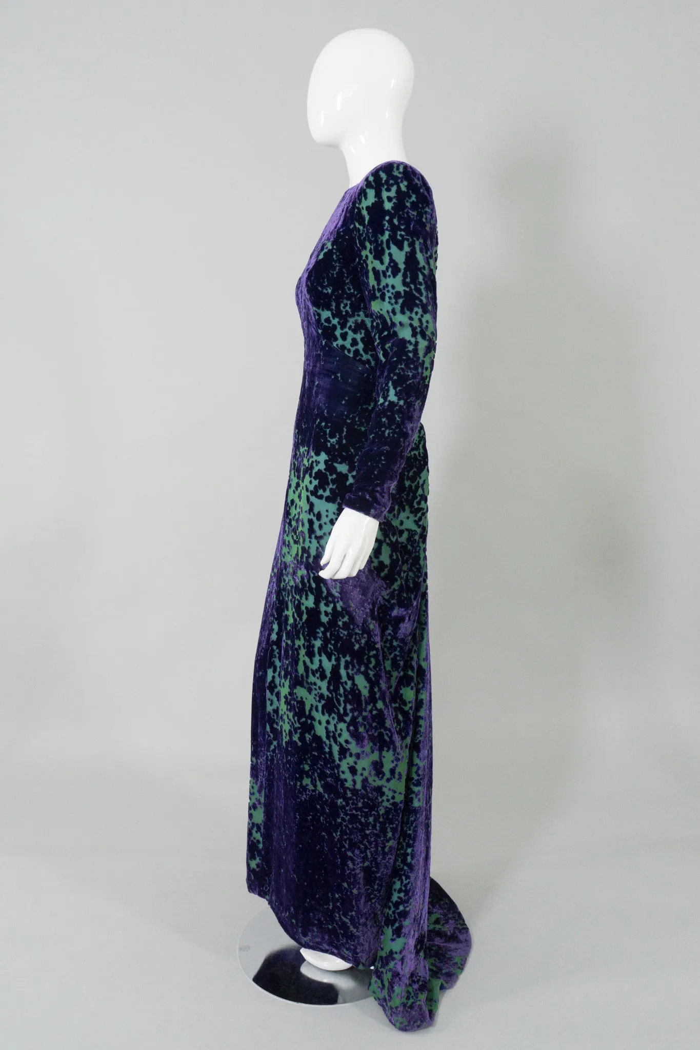 Velvet Burnout Gown