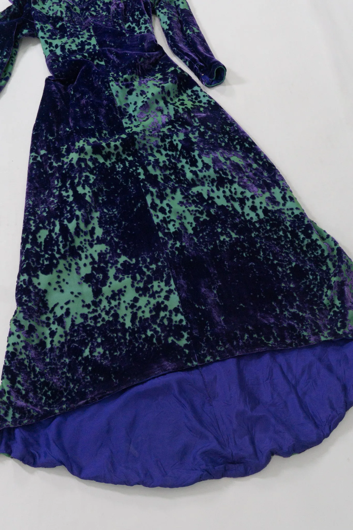 Velvet Burnout Gown