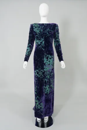 Velvet Burnout Gown