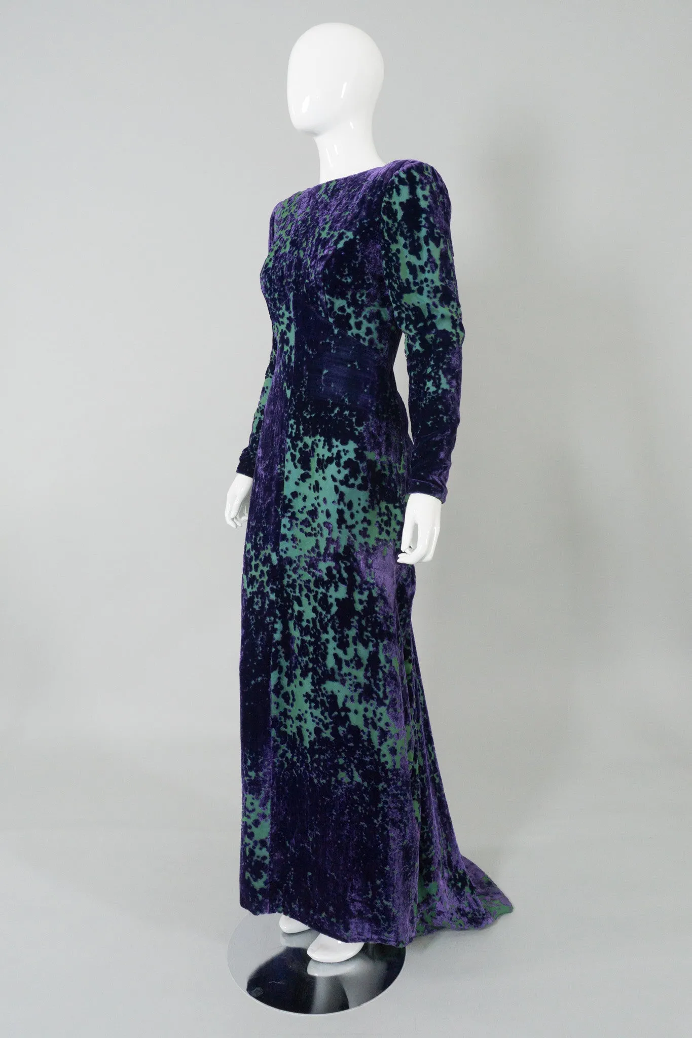 Velvet Burnout Gown