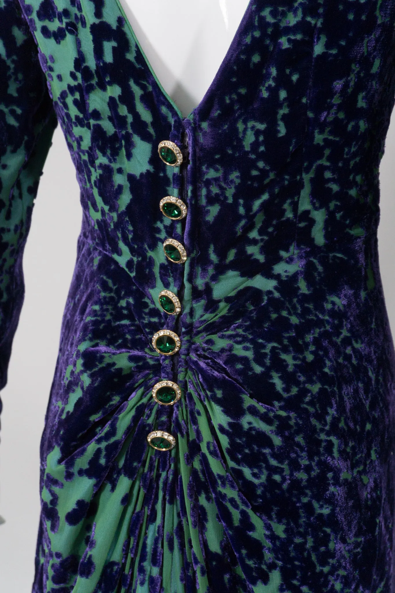 Velvet Burnout Gown