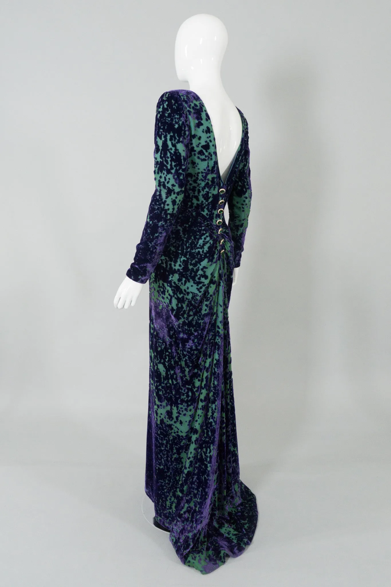 Velvet Burnout Gown