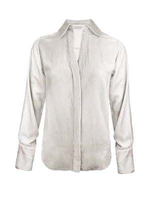 Velvet Runway Shirt Antique White