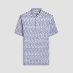 Vincent Double-Sided Abstract & Check OoohCotton Polo Shirt