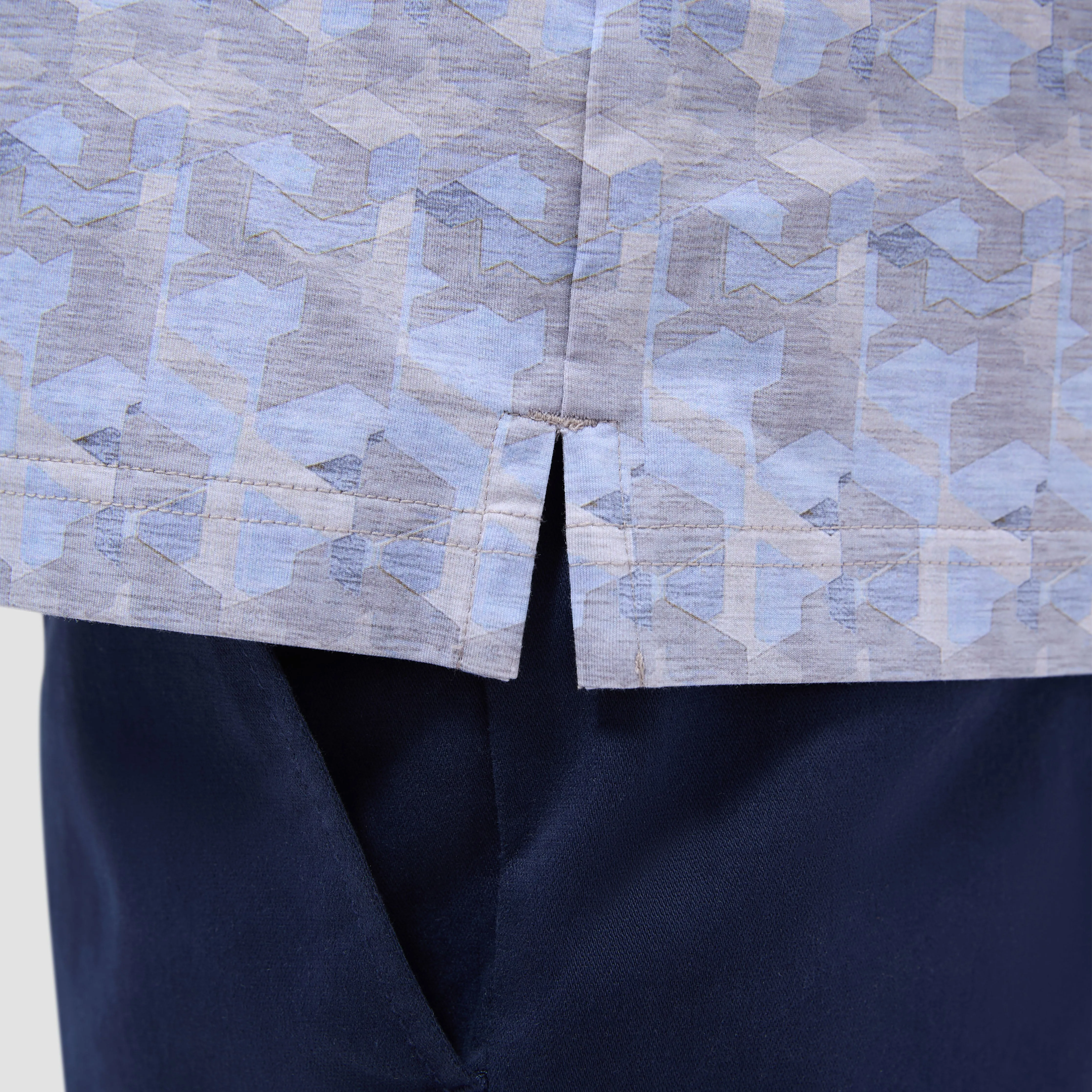 Vincent Double-Sided Abstract & Check OoohCotton Polo Shirt