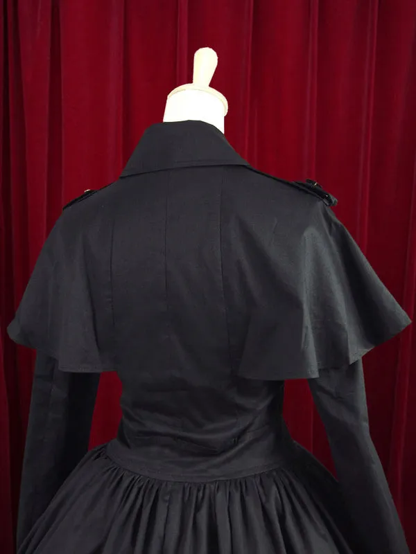 Wasp-waisted Elegant Cotton Buttons Lolita Dress