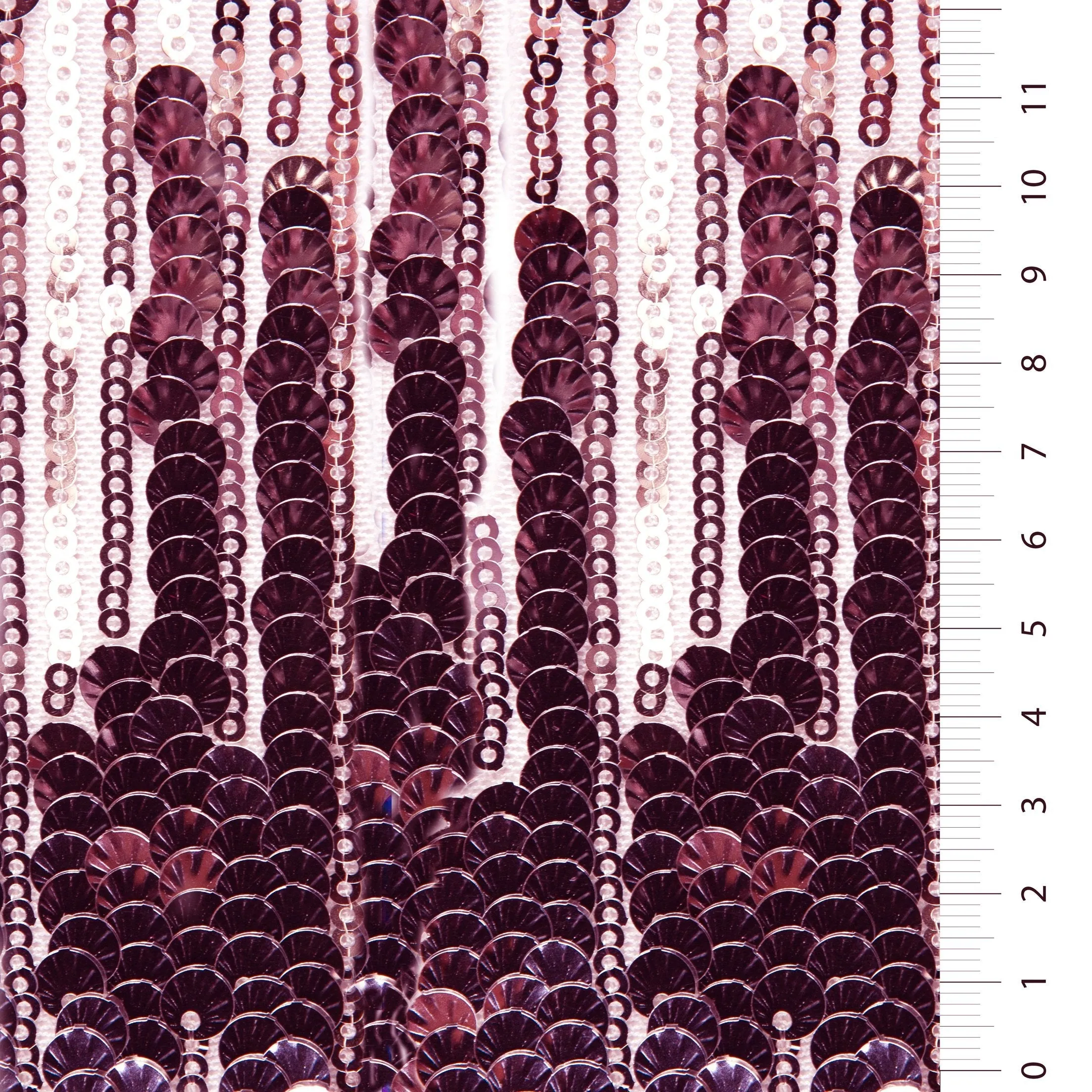 Waterfall Design Colorful Mermaid Sequin Embroidery Fabric