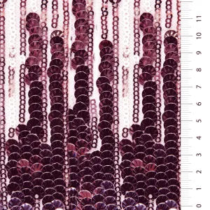 Waterfall Design Colorful Mermaid Sequin Embroidery Fabric