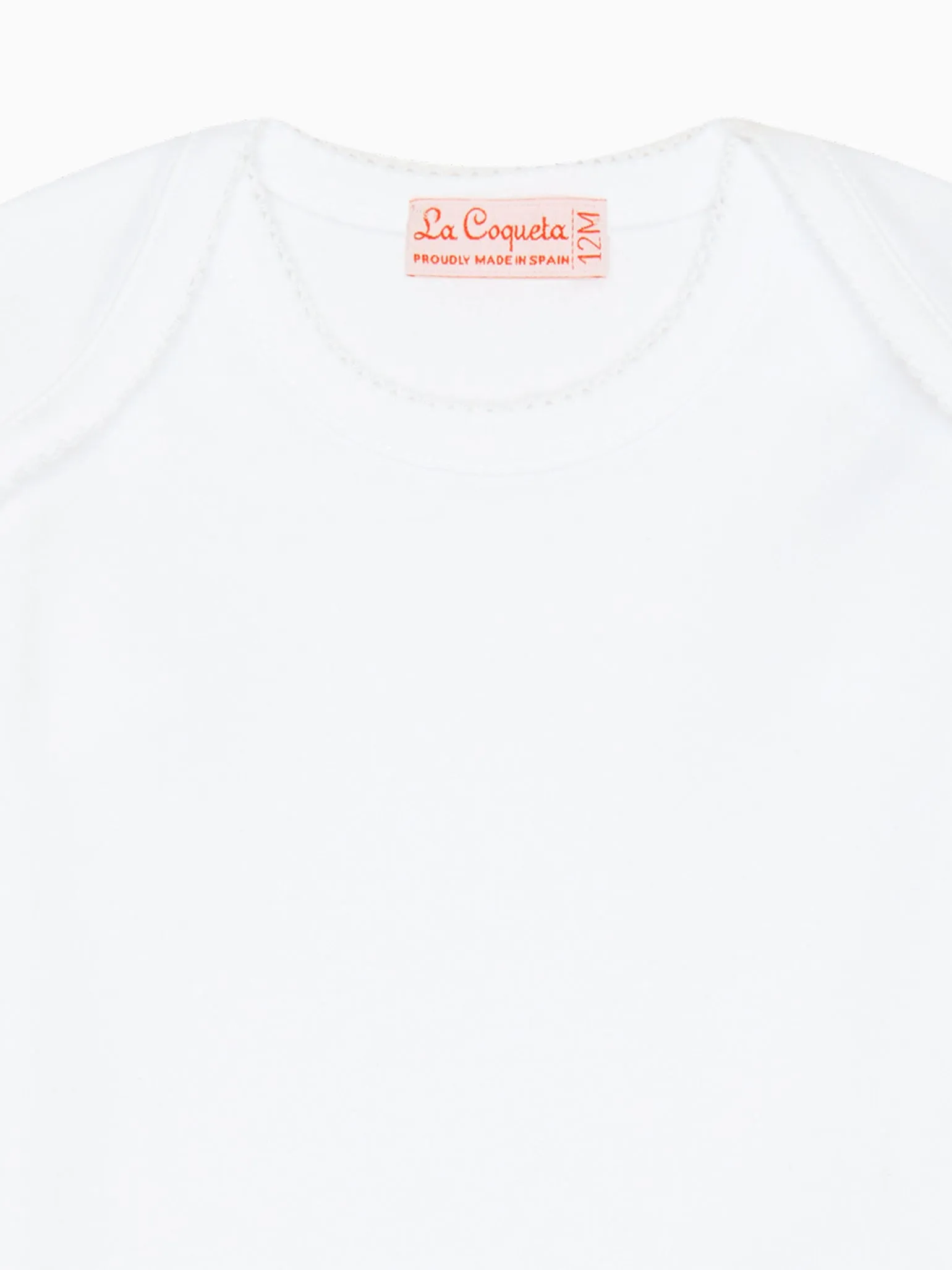 White Bimbo Jersey Baby Body Vest