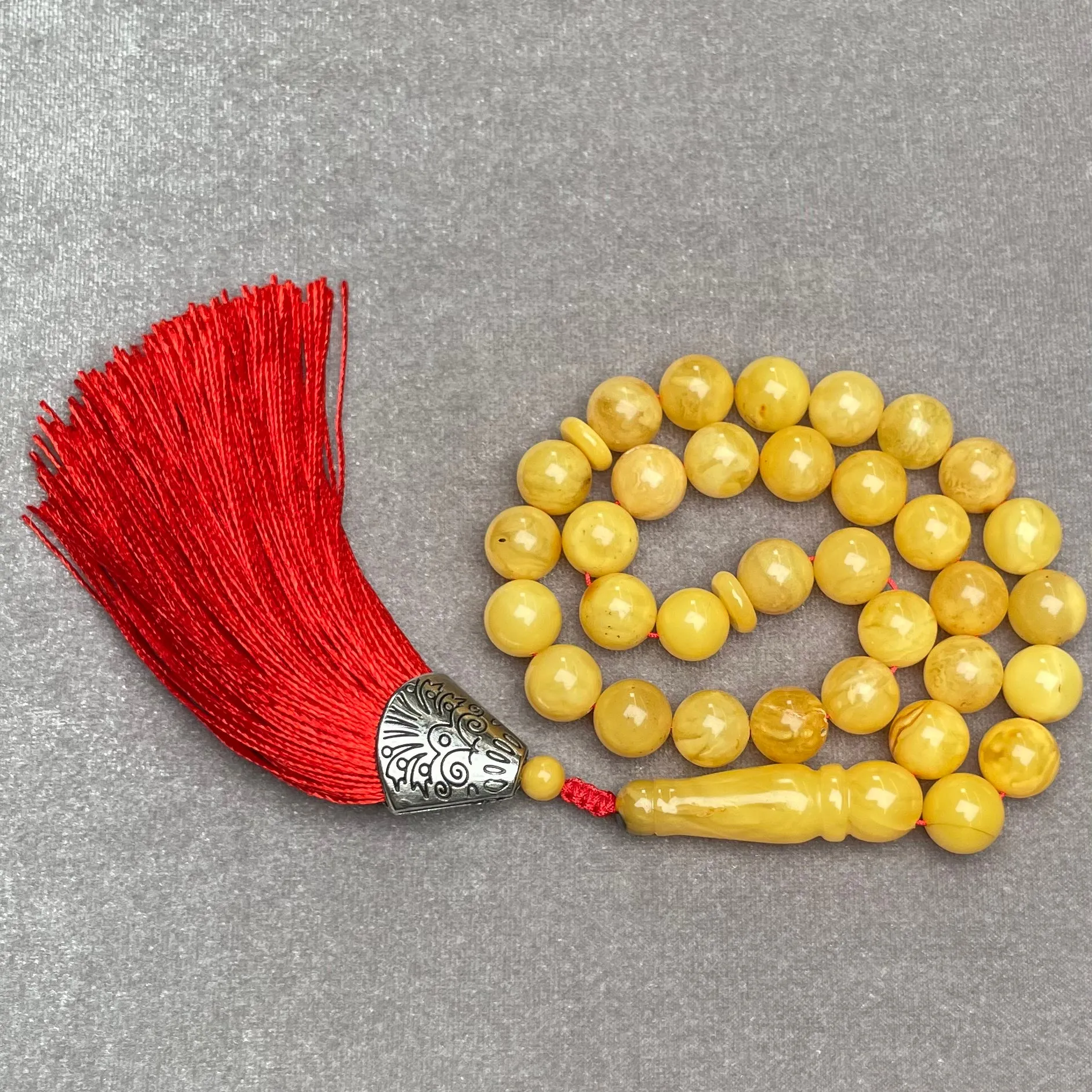 YELLOW AMBER MISBAHA 9,9mm 24,4g