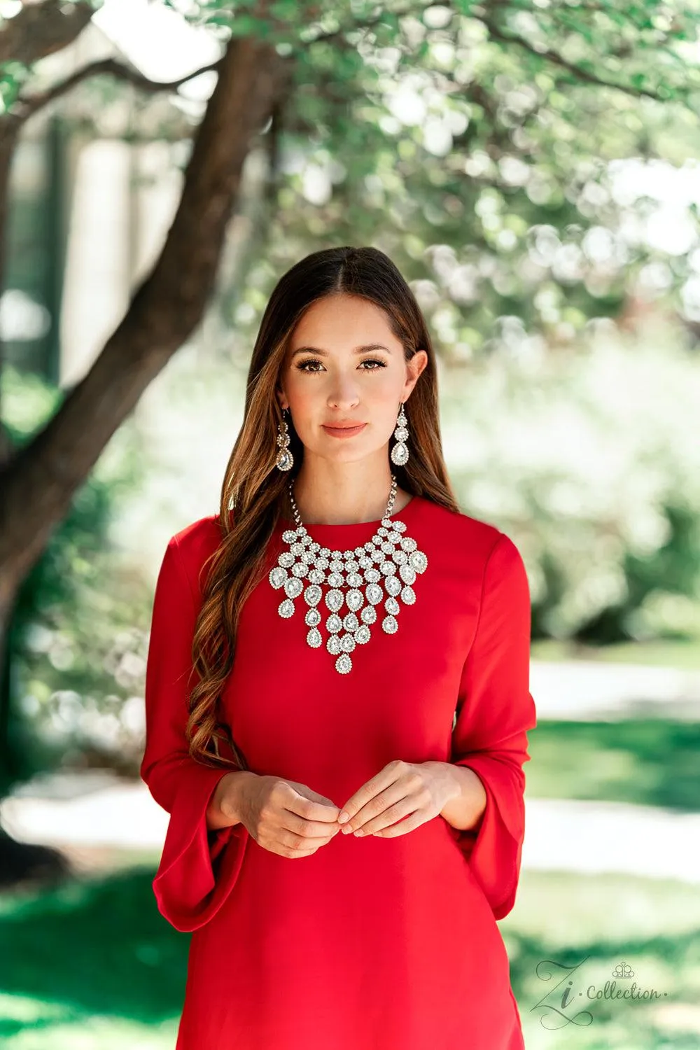 Zi Collection Mesmerize Necklace & Earrings Set