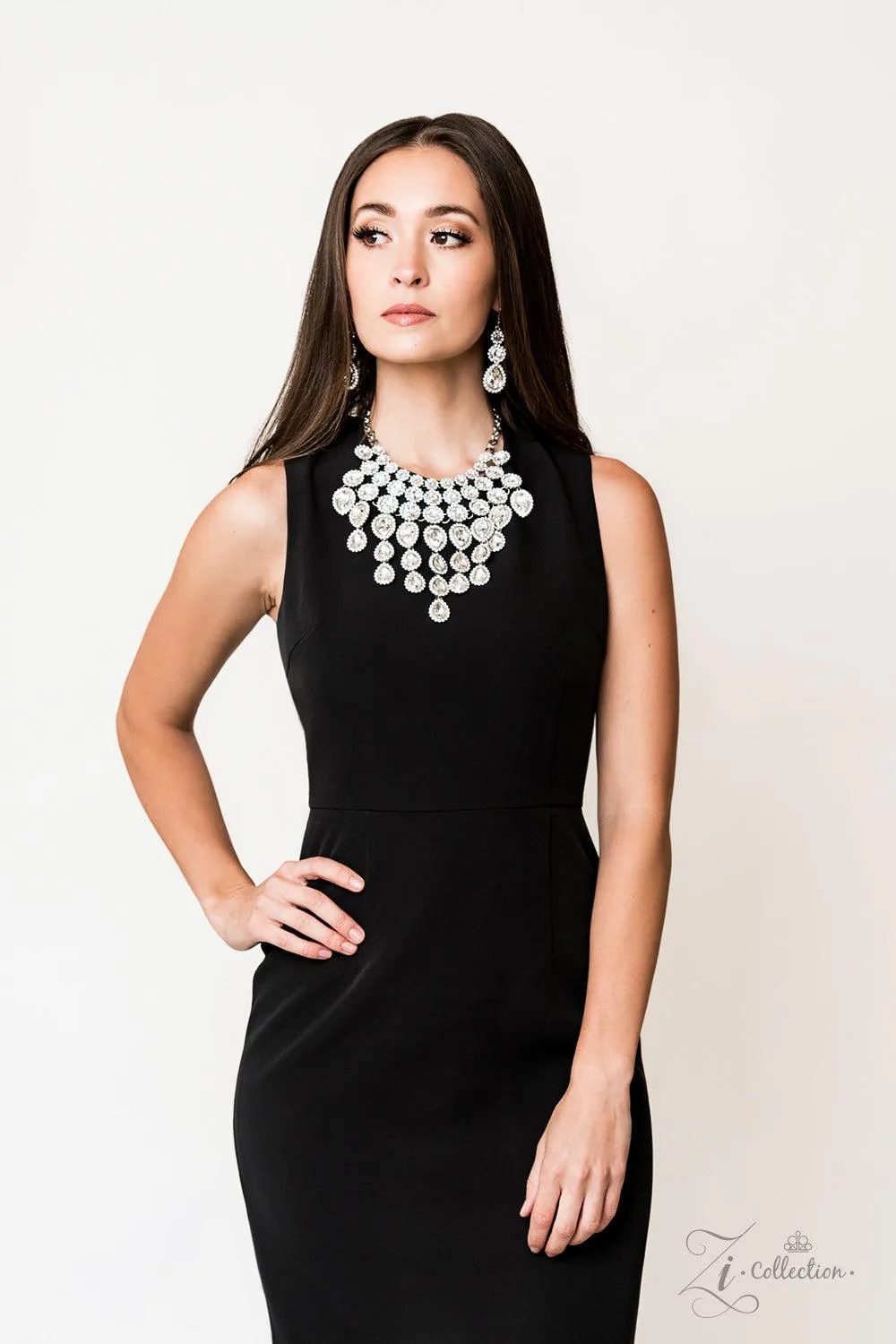 Zi Collection Mesmerize Necklace & Earrings Set