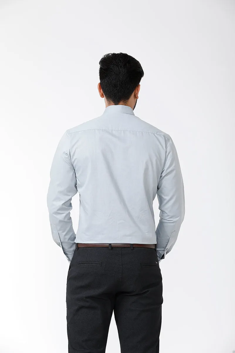 Zurich - Gray Formal Shirts for Men | Ariser